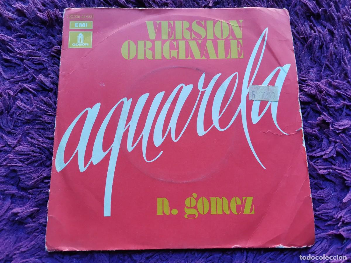 Discos de vinilo: Nico Gomez And His Orchestra &ndash; Aquarela Vinilo 7&rdquo; Single 1972 France 2C 006-93433