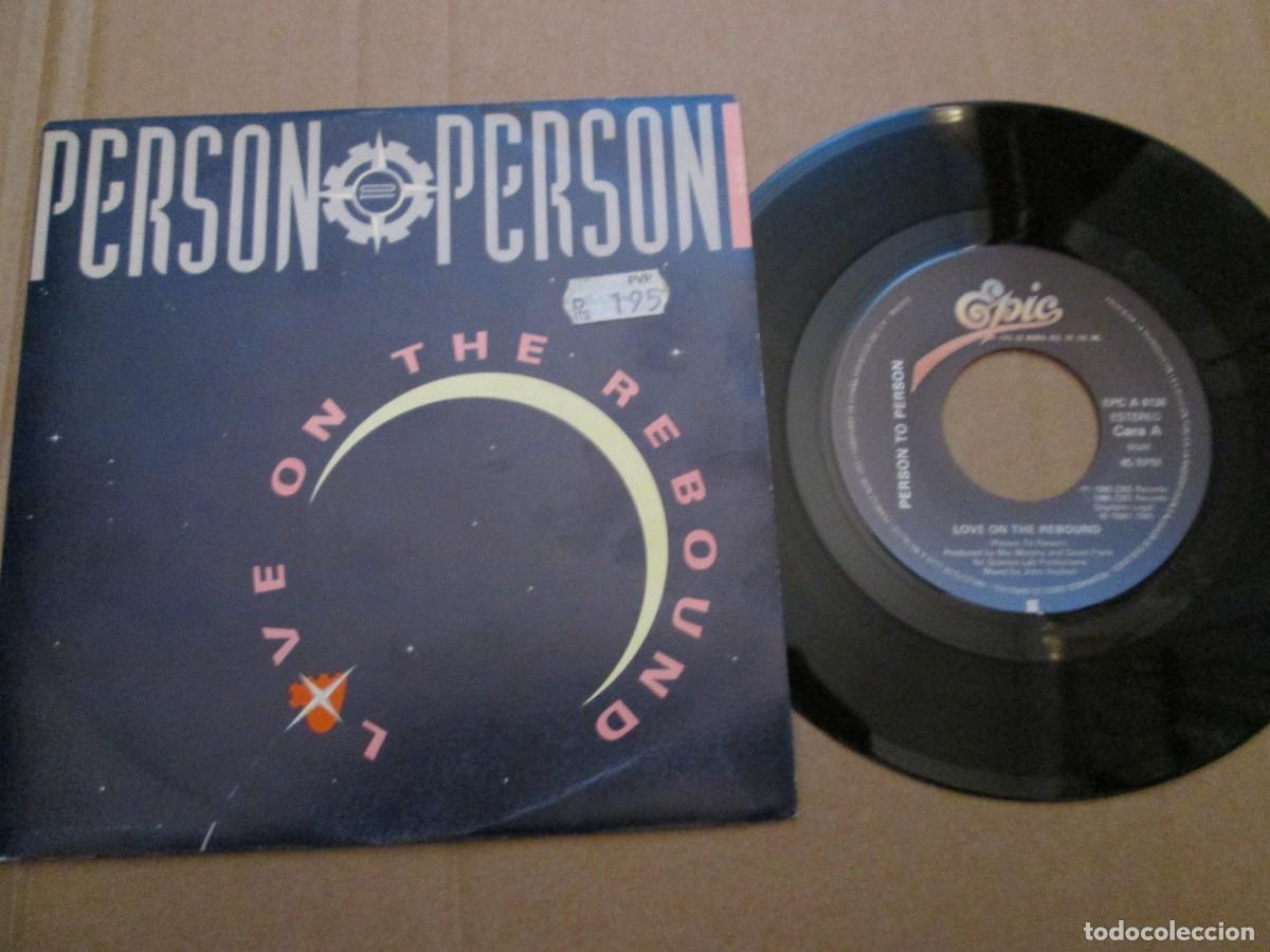 Discos de vinilo: PERSON TO PERSON - Love on the Rebound / 4 AM. Single, ed espa&ntilde;ola 7&rdquo; NO PROMO 1985. Impecable NM