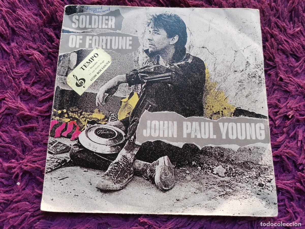 Discos de vinilo: John Paul Young &ndash; Soldier Of Fortune Vinilo 7&rdquo; Single 1983 France 106 465