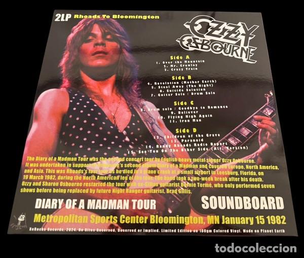 Discos de vinilo: Ozzy Osbourne &ndash; Rhoads to Bloomington 2 LP - Foto 2
