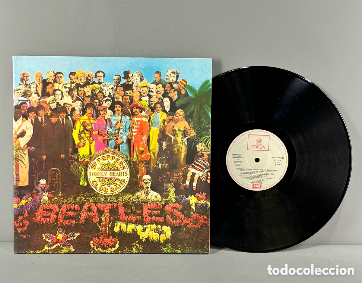Discos de vinilo: VINILO: THE BEATLES- SERGEANT PEPPER&rsquo;S LONELY HEARTS CLUB BAND- EMI ODEON - A&Ntilde;O 1967