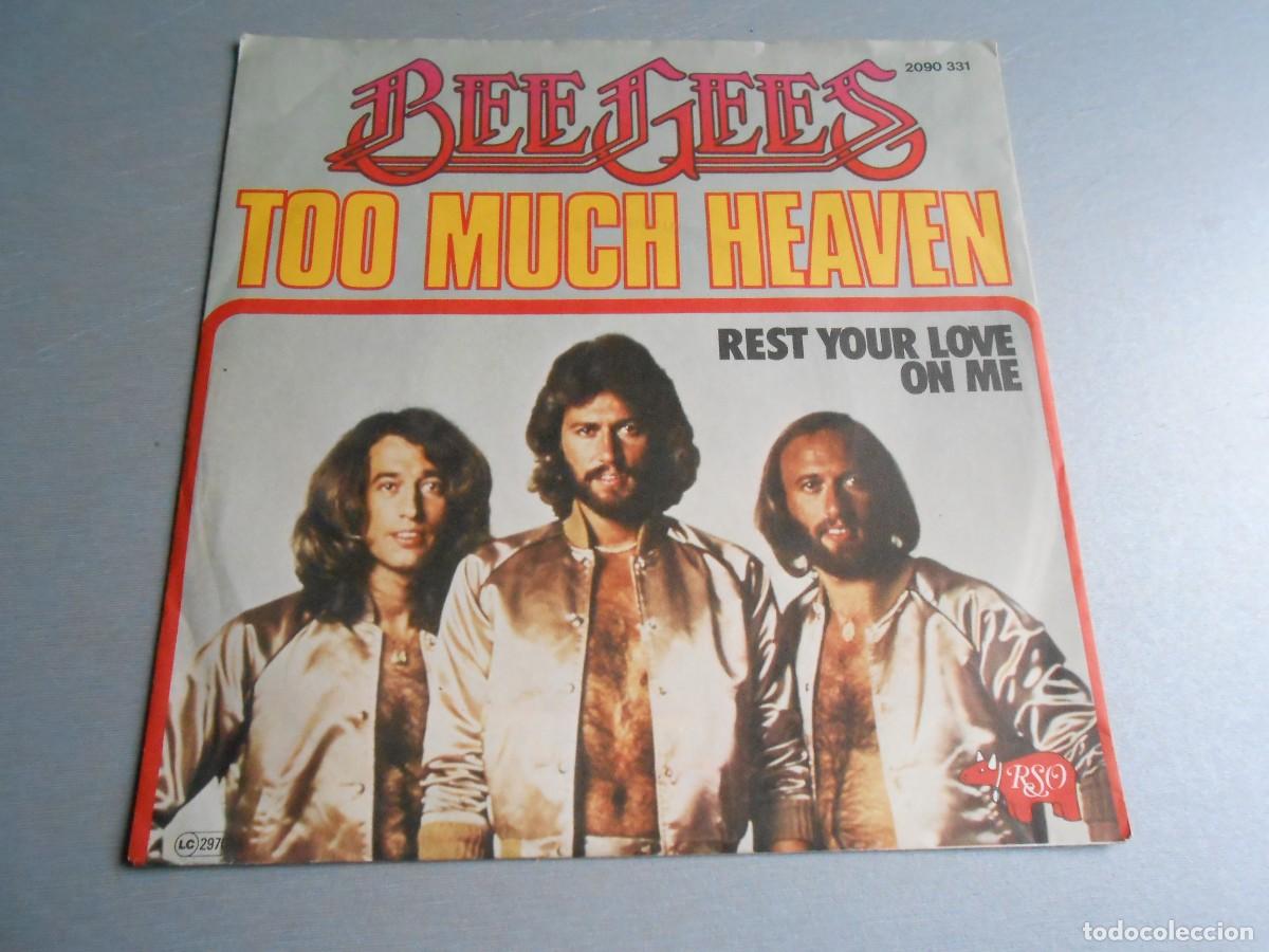 Discos de vinilo: BEE GEES, SG, TOO MECH HEAVEN + 1, A&Ntilde;O 1978, RSO 2090 331, MADE IN WEST GERMANY