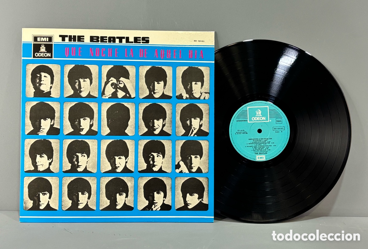 Discos de vinilo: VINILO: THE BEATLES- QUE NOCHE LA DE AQUEL DIA- EMI ODEON- A&Ntilde;O 1964