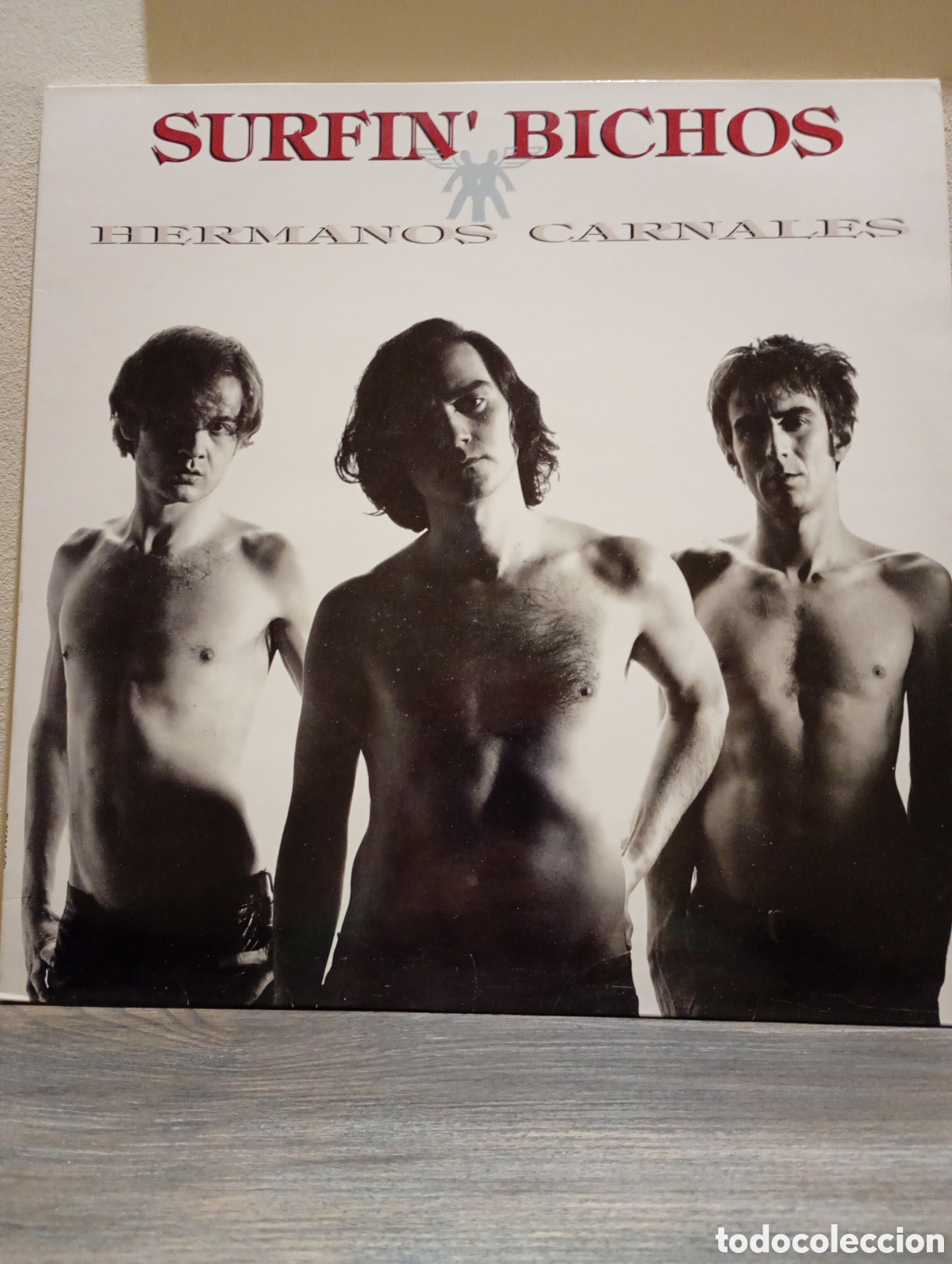 Discos de vinilo: Surfin' Bichos, hermanos carnales 1992.