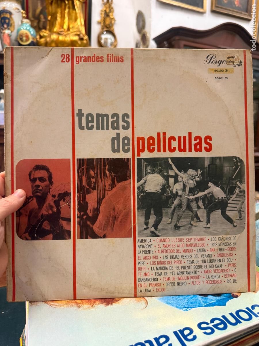 Discos de vinilo: LP TEMAS DE PELICULAS - 28 GRANDES FILMS