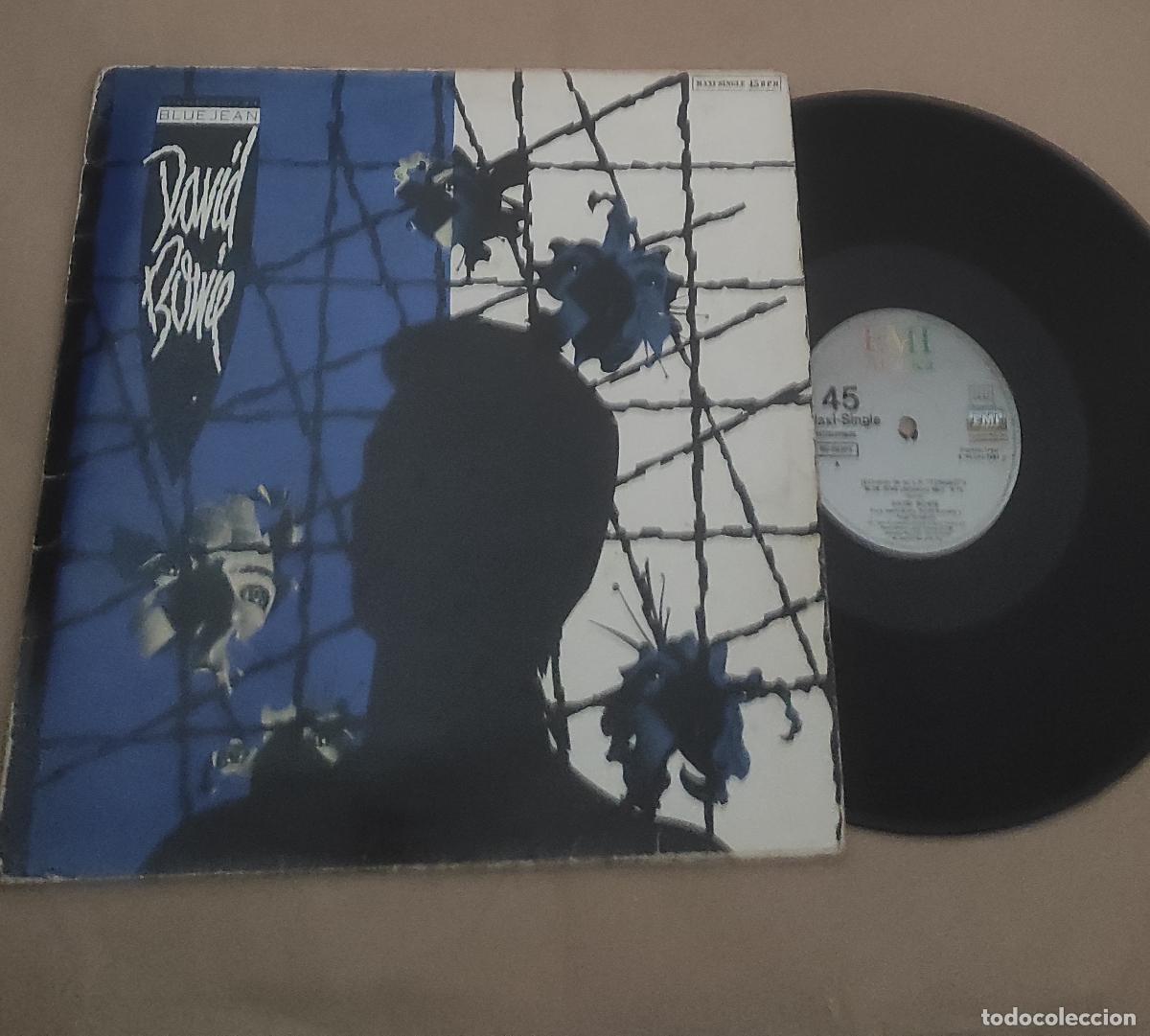 Discos de vinilo: David Bowie &ndash; Blue Jean - MAXI - 1984 - EDICION ESPA&Ntilde;OLA