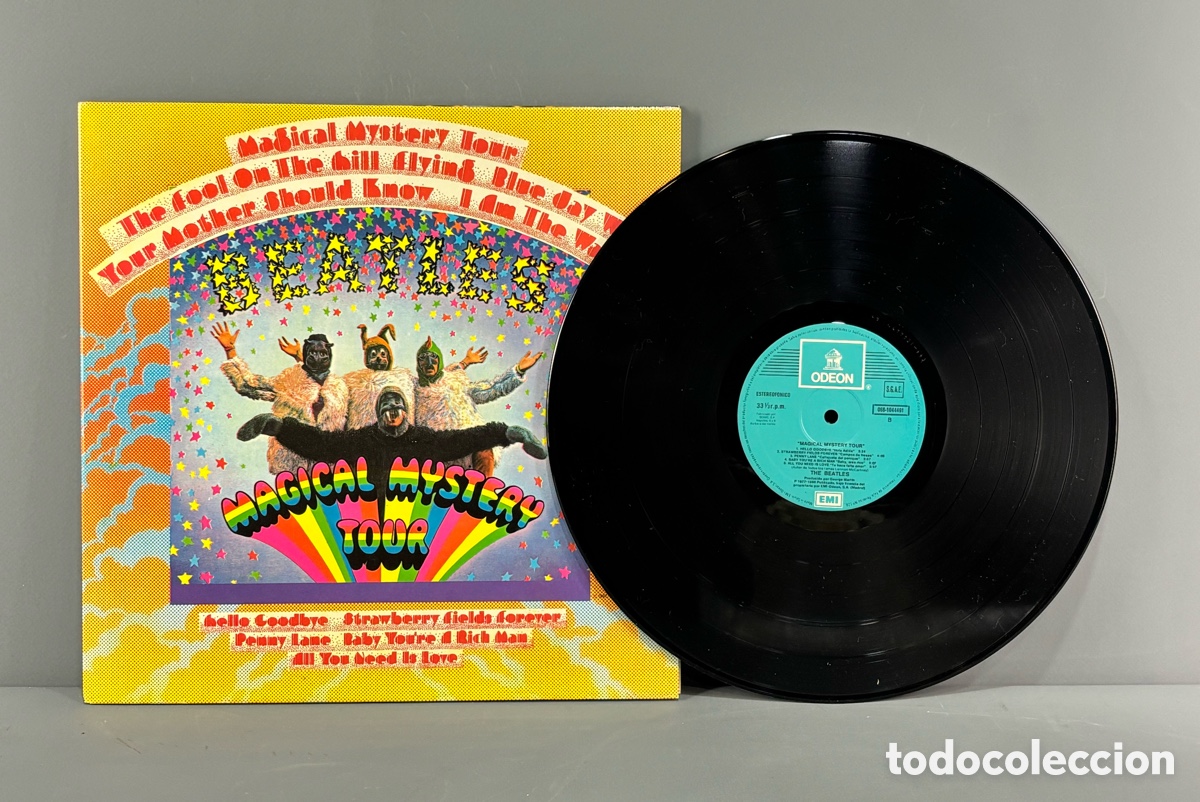Discos de vinilo: VINILO: THE BEATLES- MAGICAL MYSTERY TOUR- ODEON - A&Ntilde;O 1986