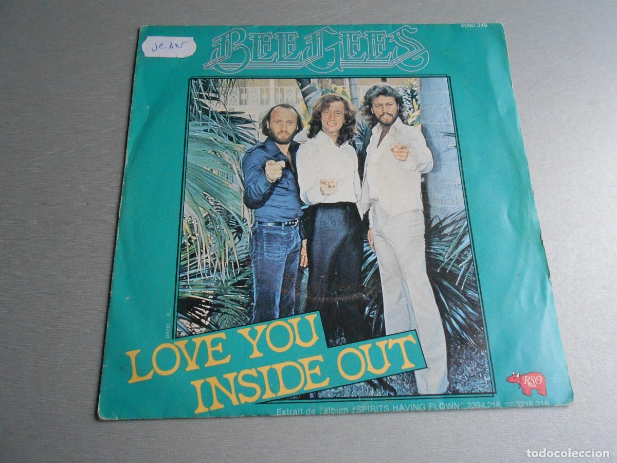 Discos de vinilo: BEE GEES, SG, LOVE YOU INSIDE OUT + 1, A&Ntilde;O 1979, RSO 2090 349, MADE IN FRANCE