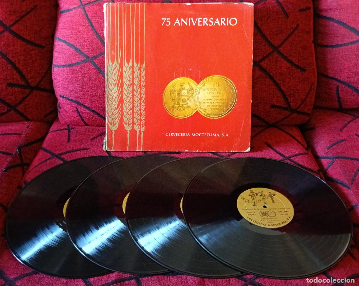 Discos de vinilo: ANTOLOGIA DE LA CANCION POPULAR MEXICANA CAJA CON 4 LP VINILO Jorge Negrete, Pedro Vargas