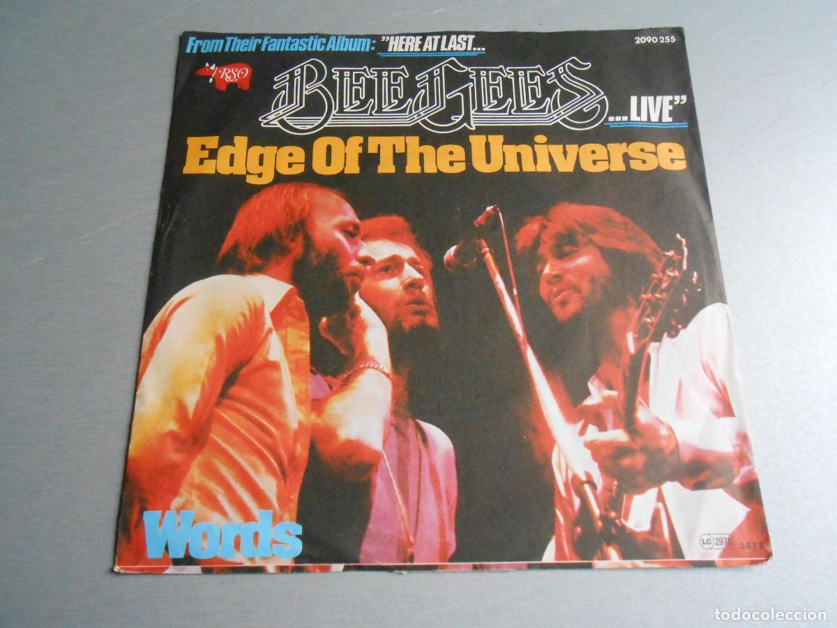 Discos de vinilo: BEE GEES, SG, EDGE OF THE UNIVERSE + 1, A&Ntilde;O 1977, RSO 2090 255, MADE IN GERMANY