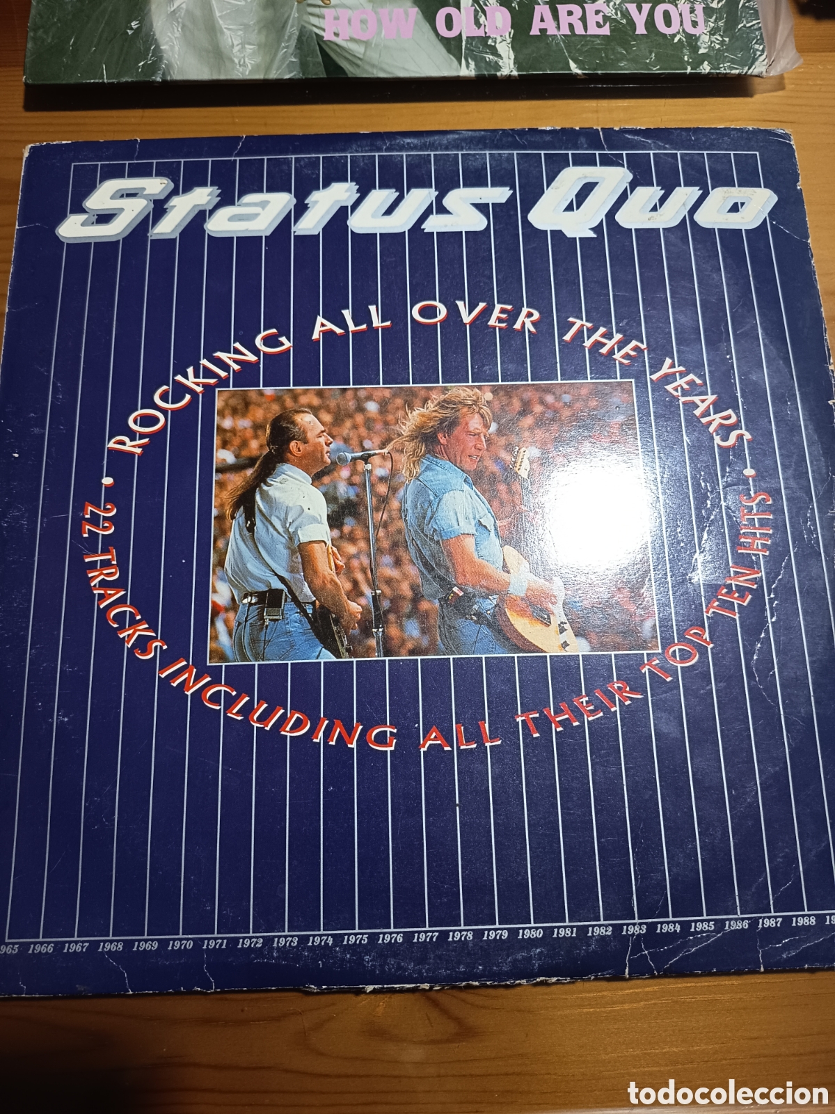 Discos de vinilo: Doble disco de vinilo en directo de Status Quo, &rdquo; Rocking All Over The Years &rdquo; - 22 pistas. - Incl