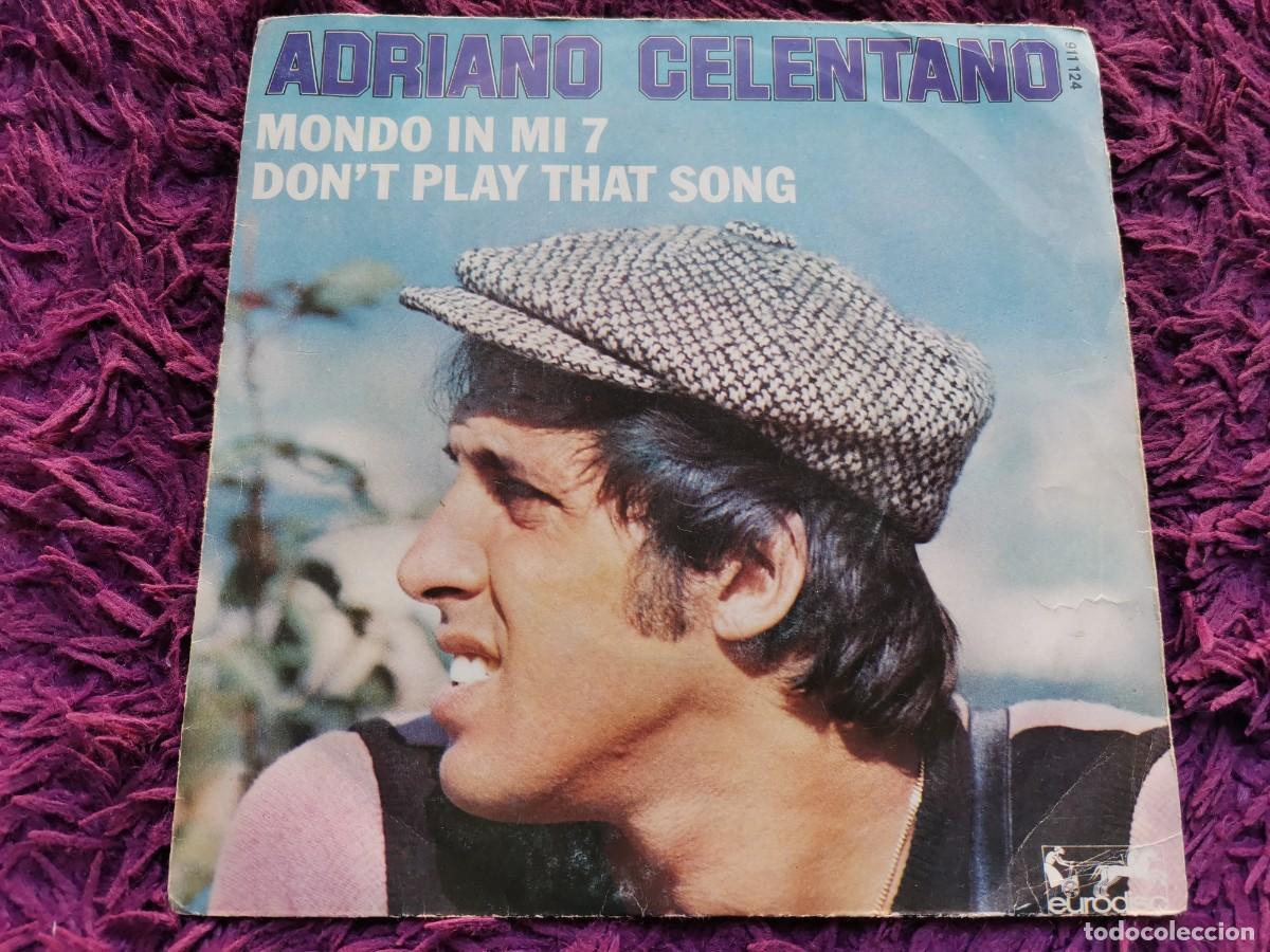 Discos de vinilo: Adriano Celentano &ndash; Don't Play That Song Vinilo 7&rdquo; Single 1977 France 911 124