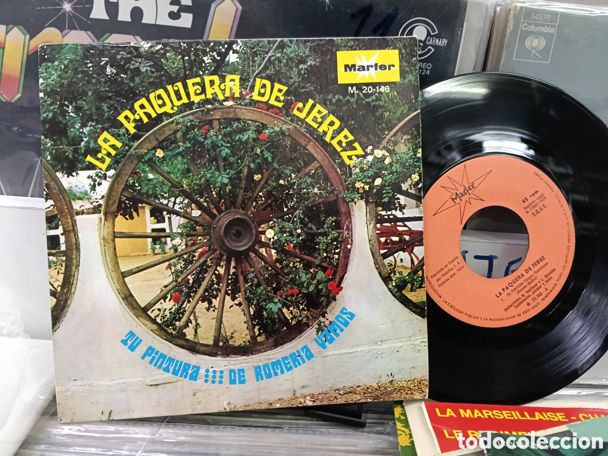 Discos de vinilo: La paquera de jerez single tu pintura 1970