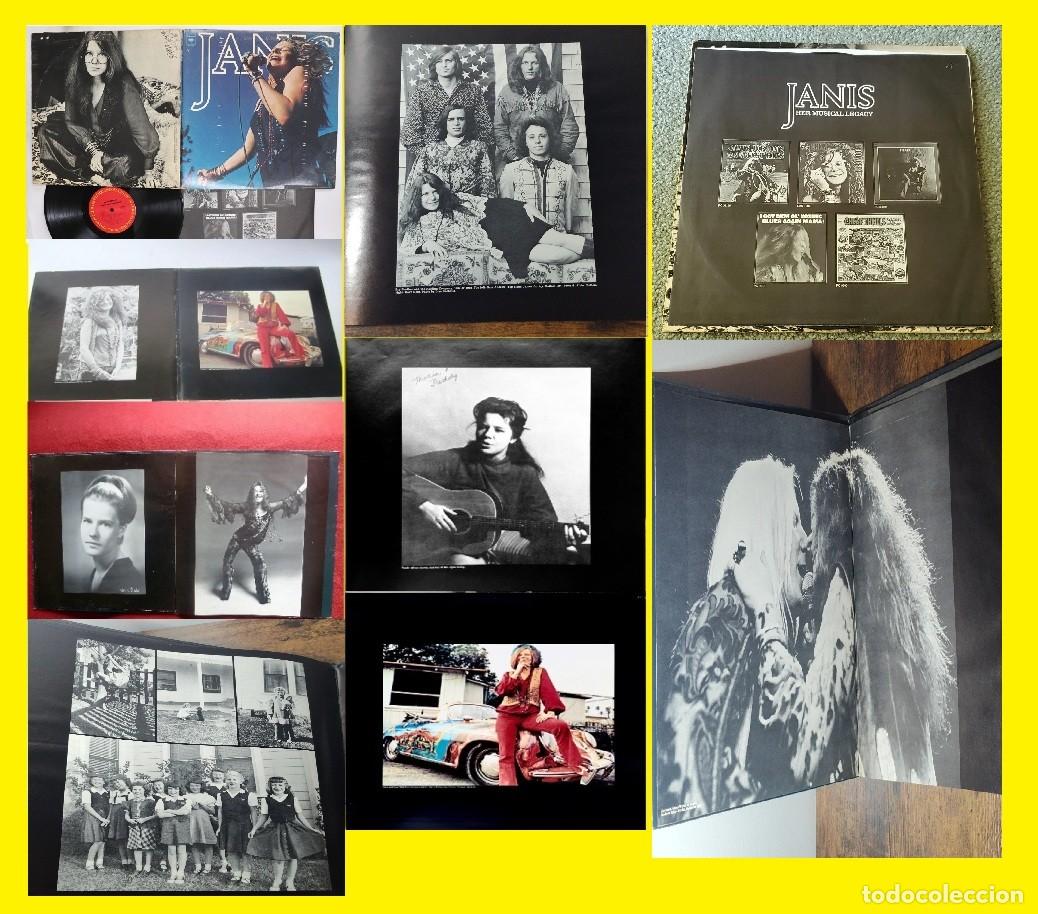Discos de vinilo: JANIS JOPLIN - JANIS 2LPs + LIBRETO 14 PAG + INSERT DESPEGABLE 4 PAG RARA COMPLETA 1&ordf; EDIT USA, EX