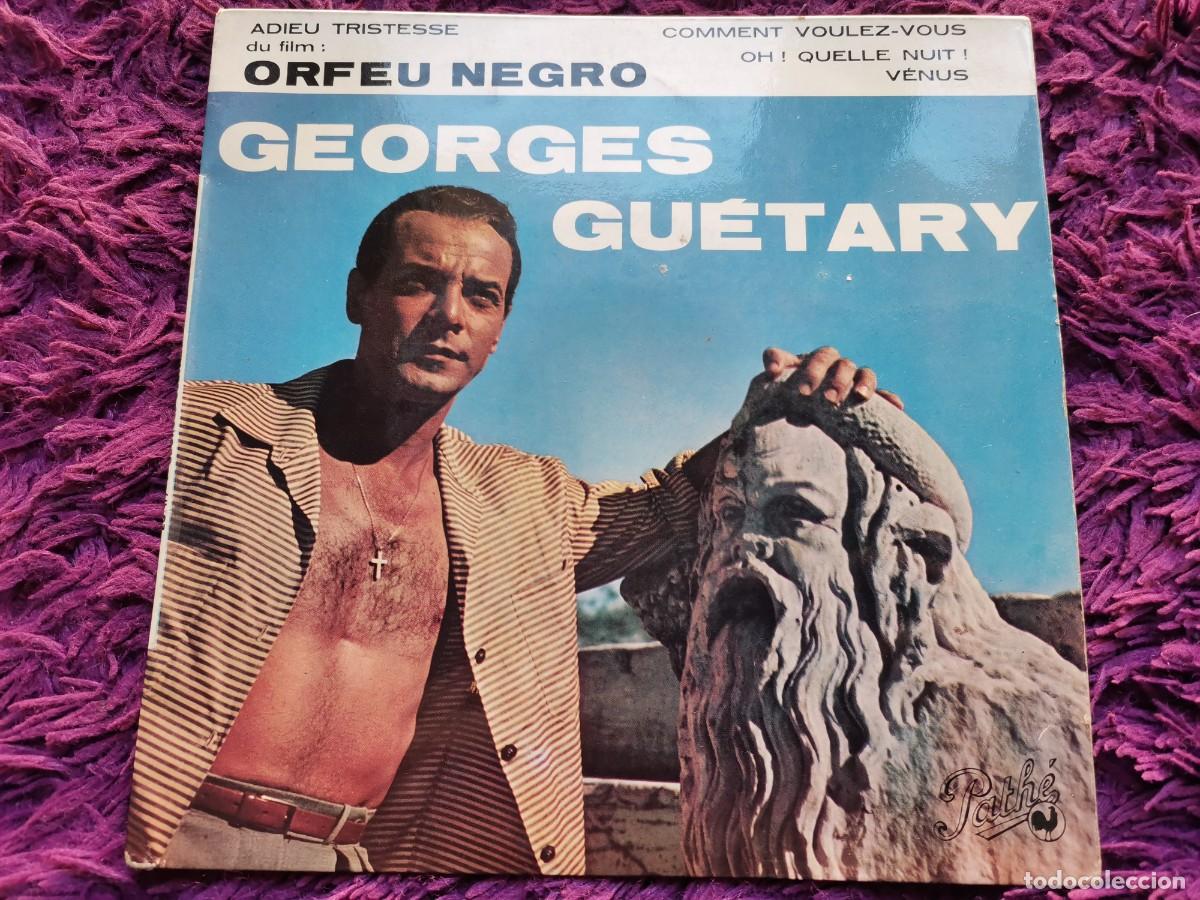 Discos de vinilo: Georges Gu&eacute;tary &ndash; Adieu Tristesse Vinilo 7&rdquo; EP 1959 France 45 EG 479