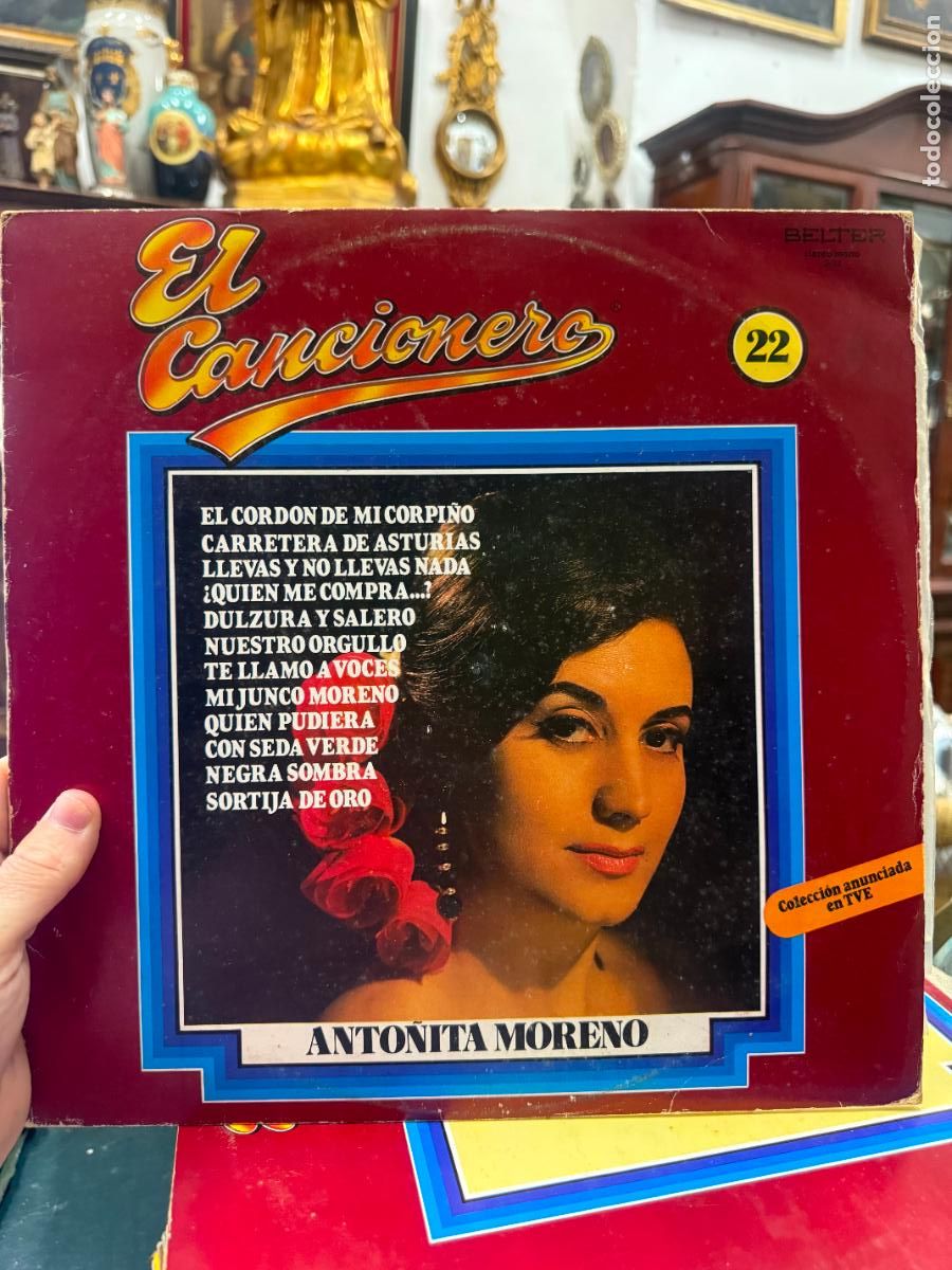 Discos de vinilo: LP EL CANCIONERO- ANTO&Ntilde;ITA MORENO
