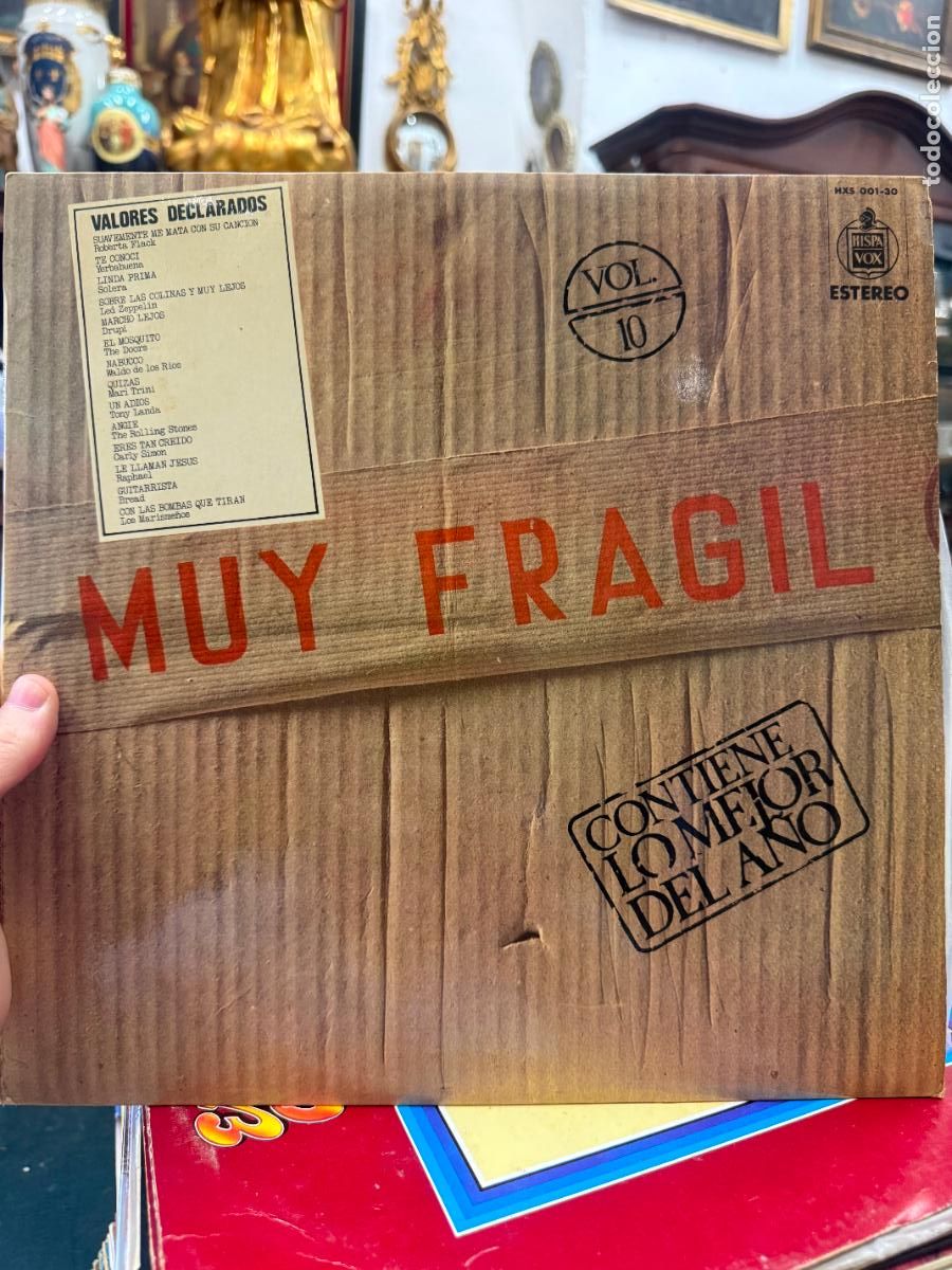 Discos de vinilo: LP MUY FRAGIL - CONTIENE LO MEJOR DEL A&Ntilde;O