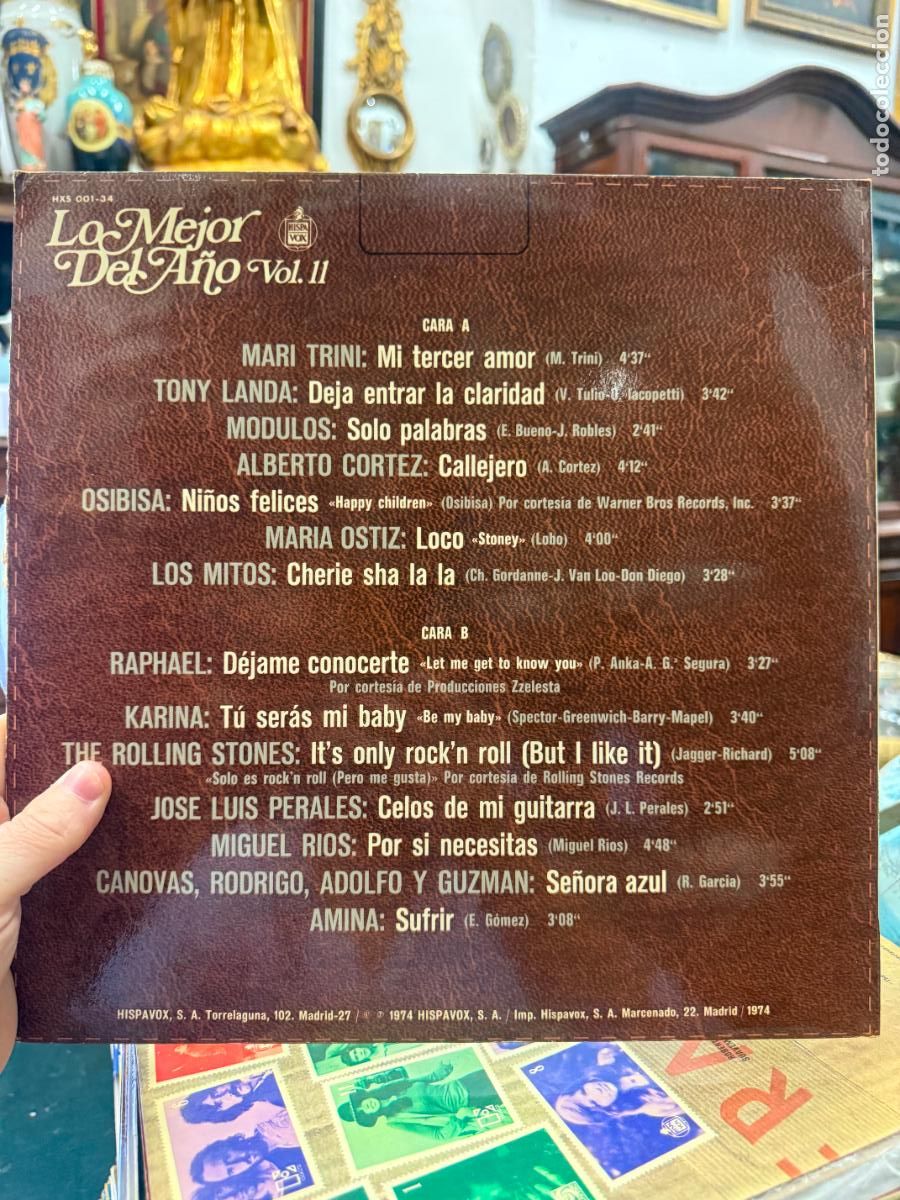 Discos de vinilo: LP LO MEJOR DEL A&Ntilde;O VOL. 2 - Foto 2