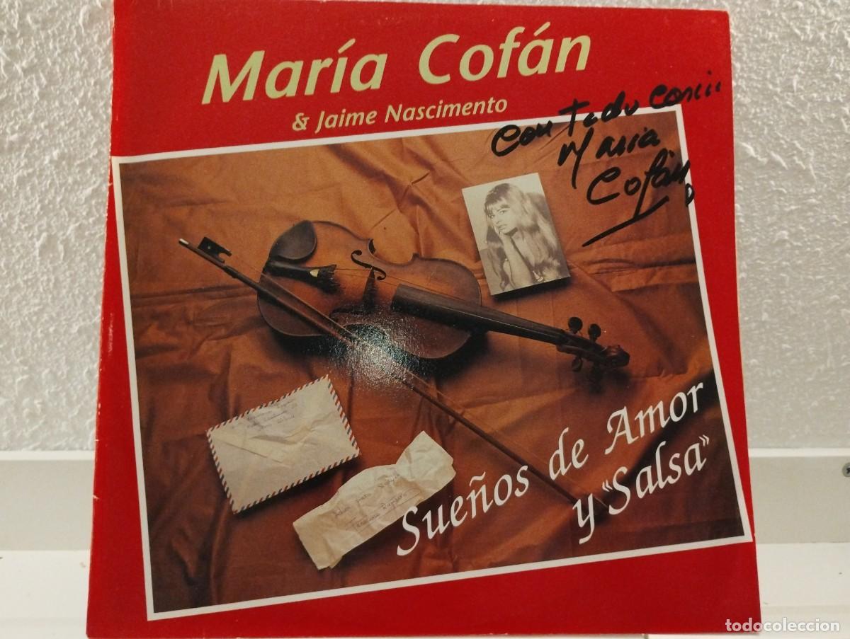 Discos de vinilo: Disco de vinilo de Mar&iacute;a Cof&aacute;n & Jaime Nascimento &rdquo;Sue&ntilde;os de Amor y Salsa&rdquo;