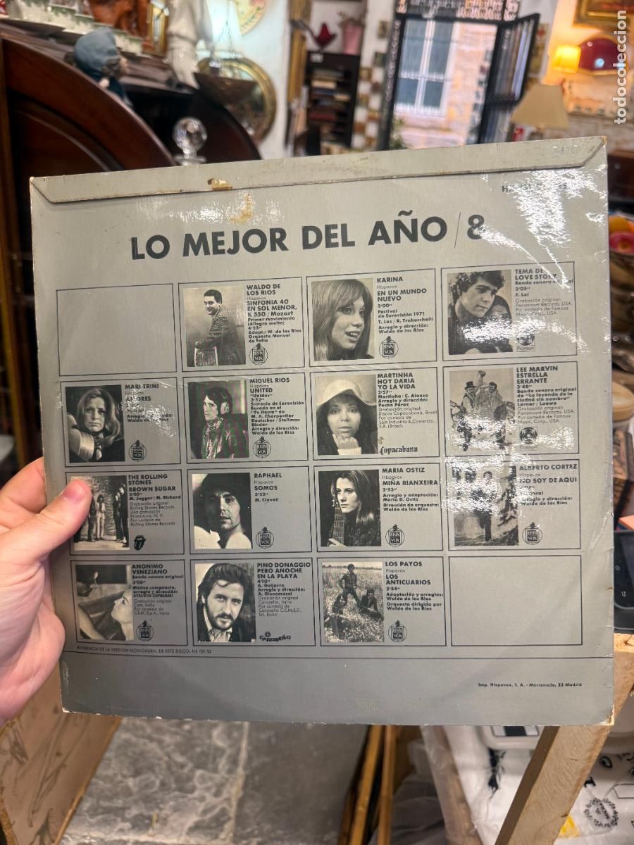 Discos de vinilo: LP LO MEJOR DEL A&Ntilde;O VOL. 8 - Foto 2