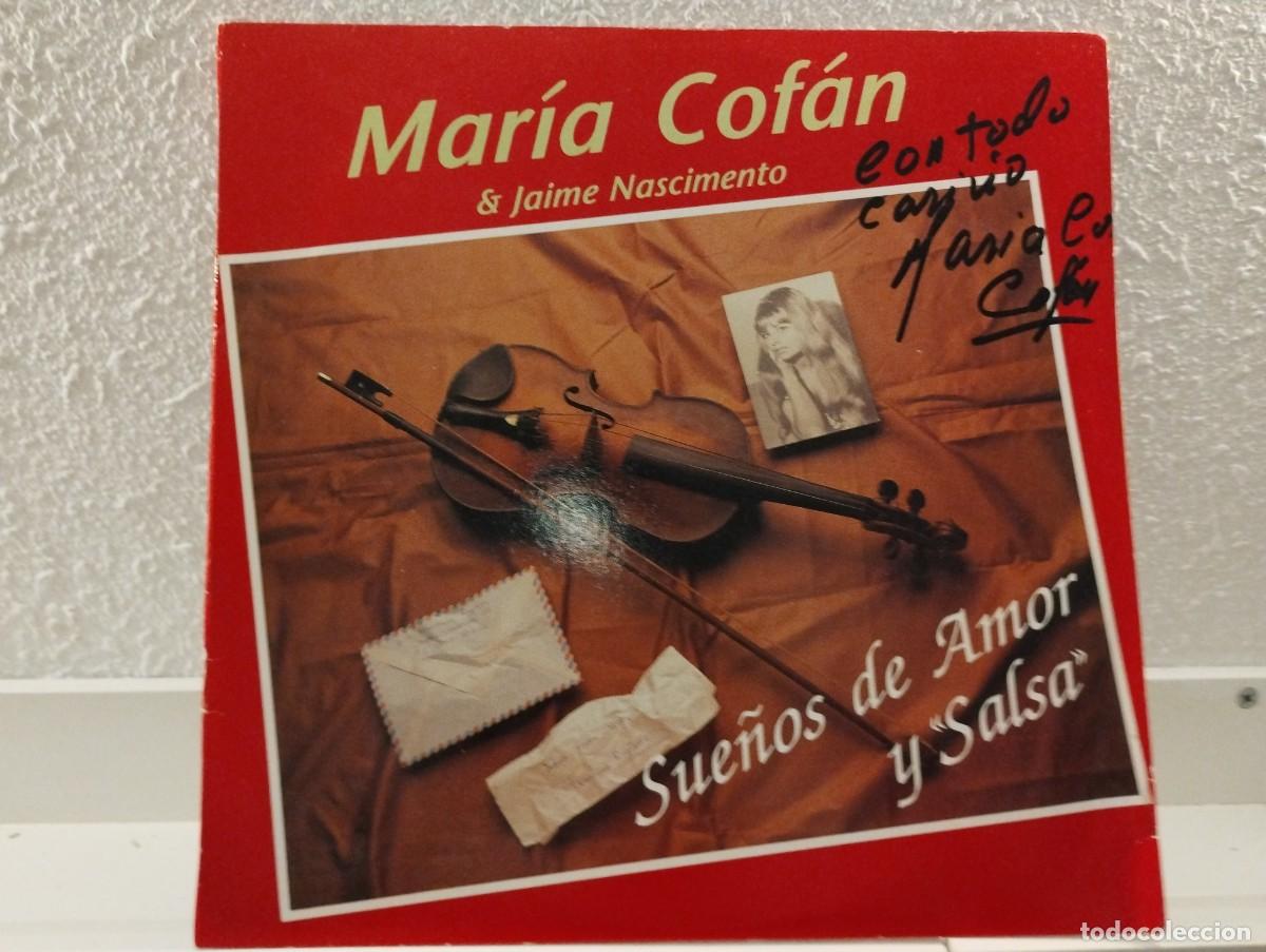 Discos de vinilo: Disco de vinilo de Mar&iacute;a Cof&aacute;n & Jaime Nascimento &rdquo;Sue&ntilde;os de Amor y Salsa&rdquo;