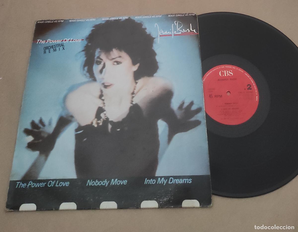 Discos de vinilo: JENNIFER RUSH - THE POWER OF LOVE - MAXI -