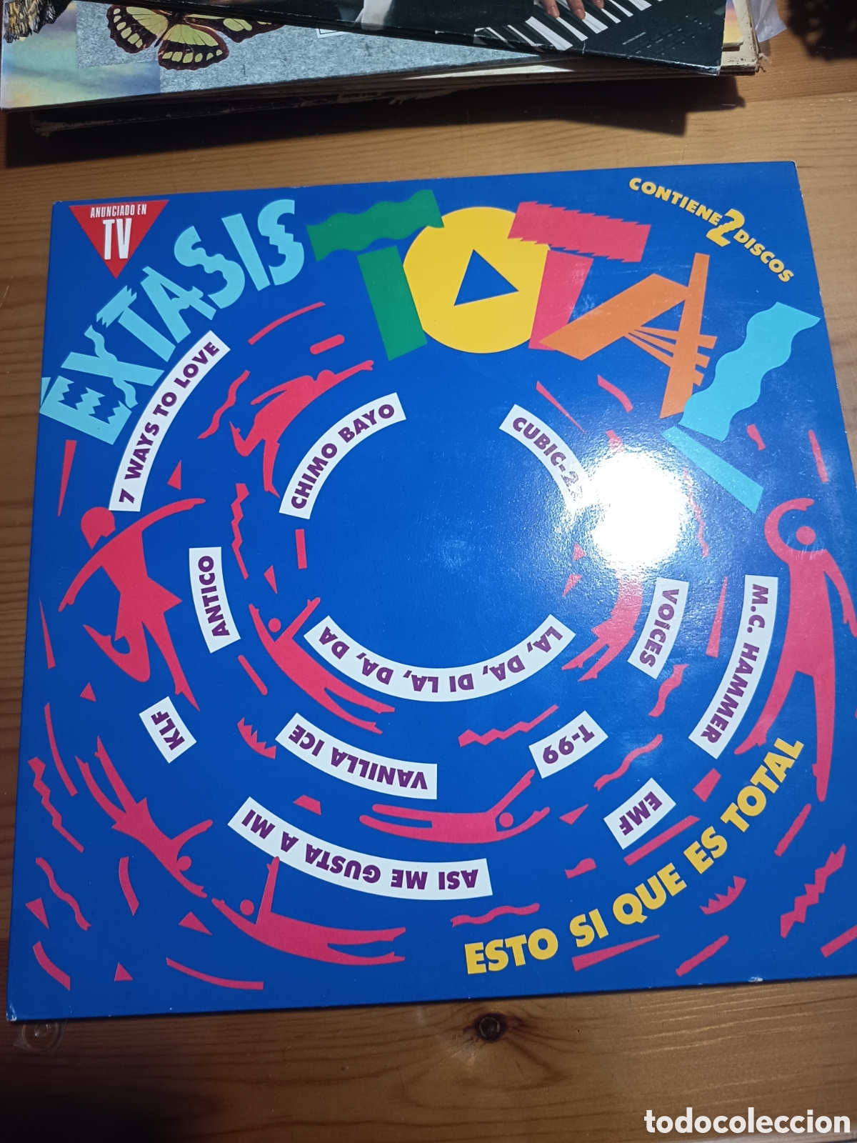 Discos de vinilo: Doble Disco de vinilo &rdquo; &Eacute;xtasis Total &rdquo; , recopilatorio electr&oacute;nica,dance ,techno