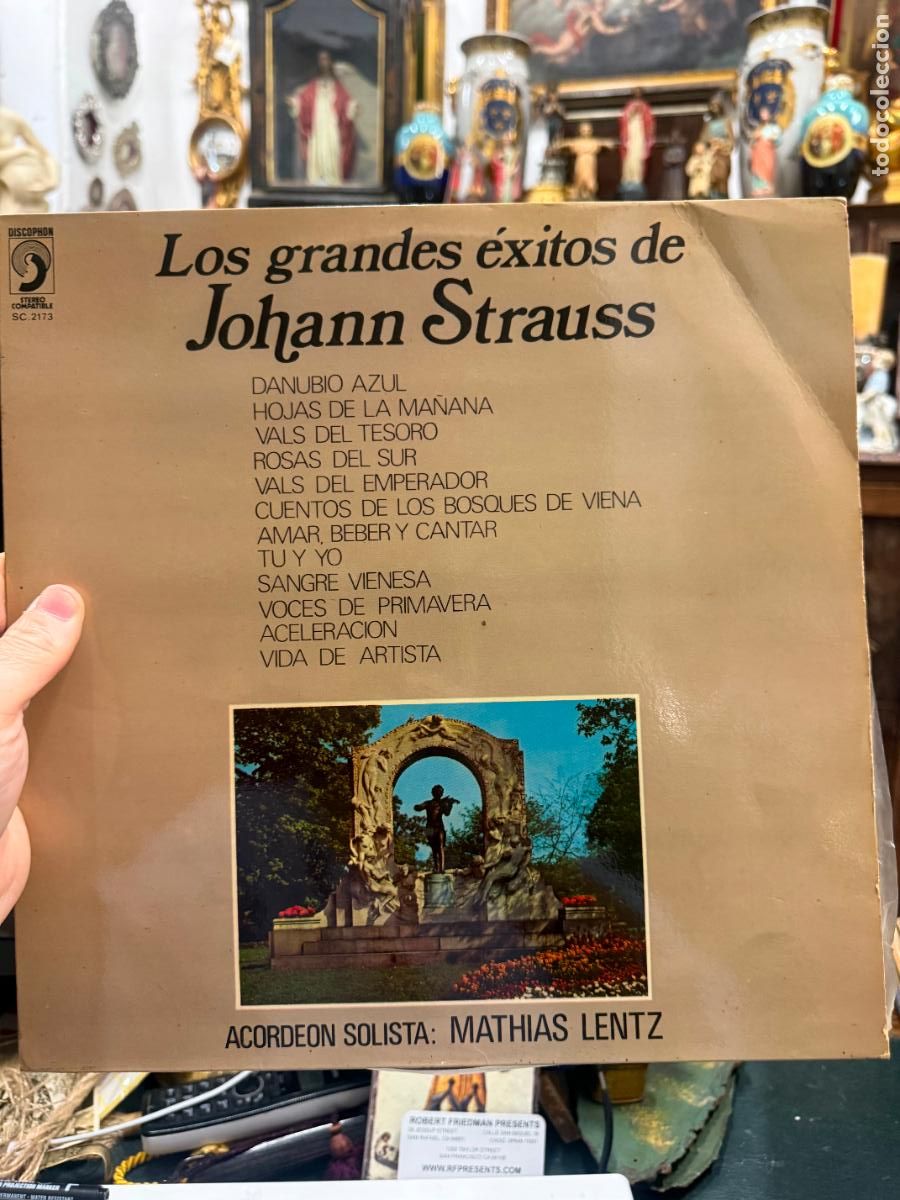 Discos de vinilo: LP LOS GRANDES EXITOS DE JOHANN STRAUSS