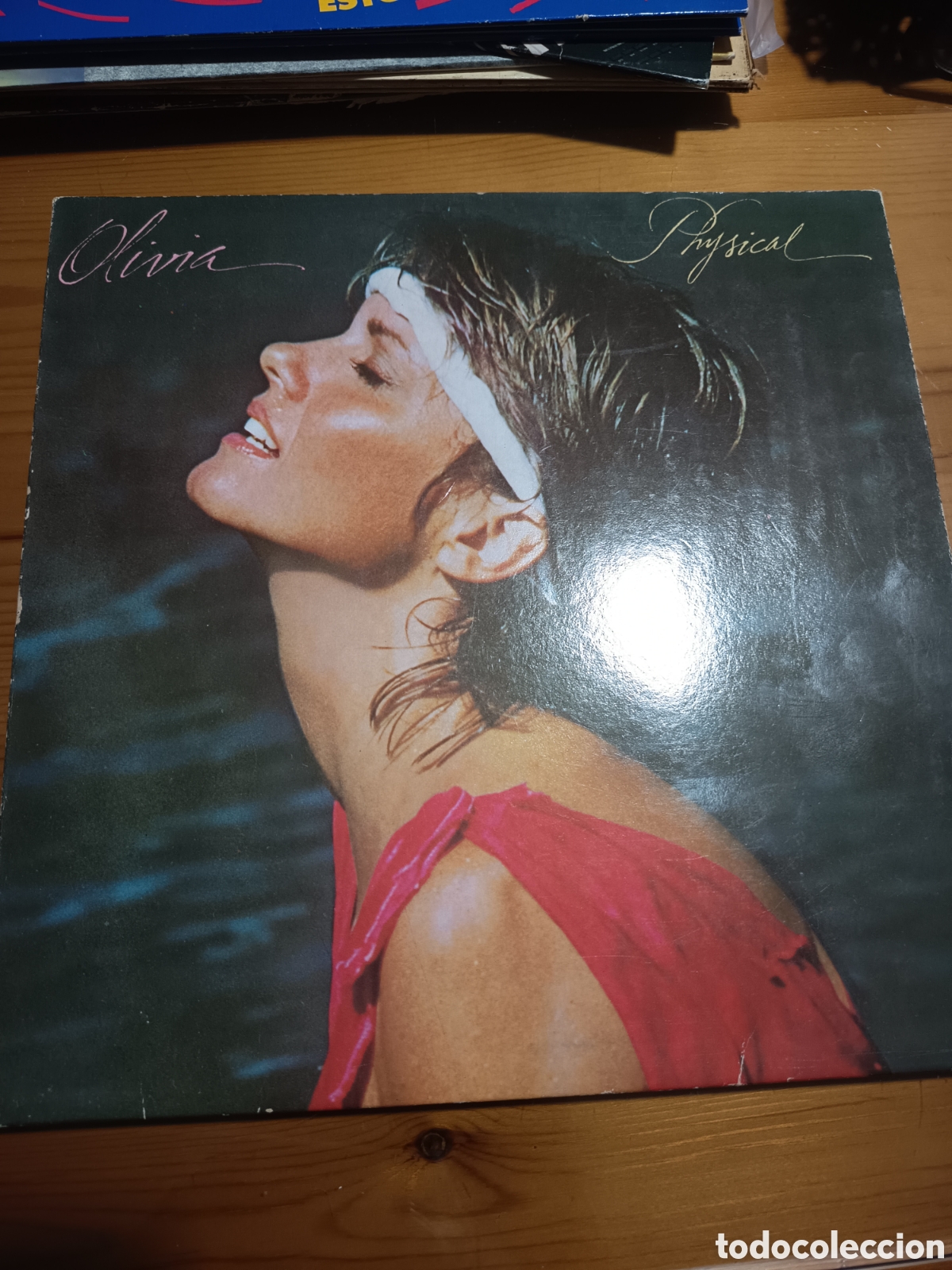 Discos de vinilo: Disco vinilo LP de Olivia Newton John &rdquo; Phisical &rdquo; primera edici&oacute;n espa&ntilde;ola de 1981