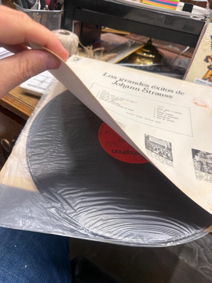 Discos de vinilo: LP NUESTROS EXITOS DEL A&Ntilde;O CBS 6 - Foto 2