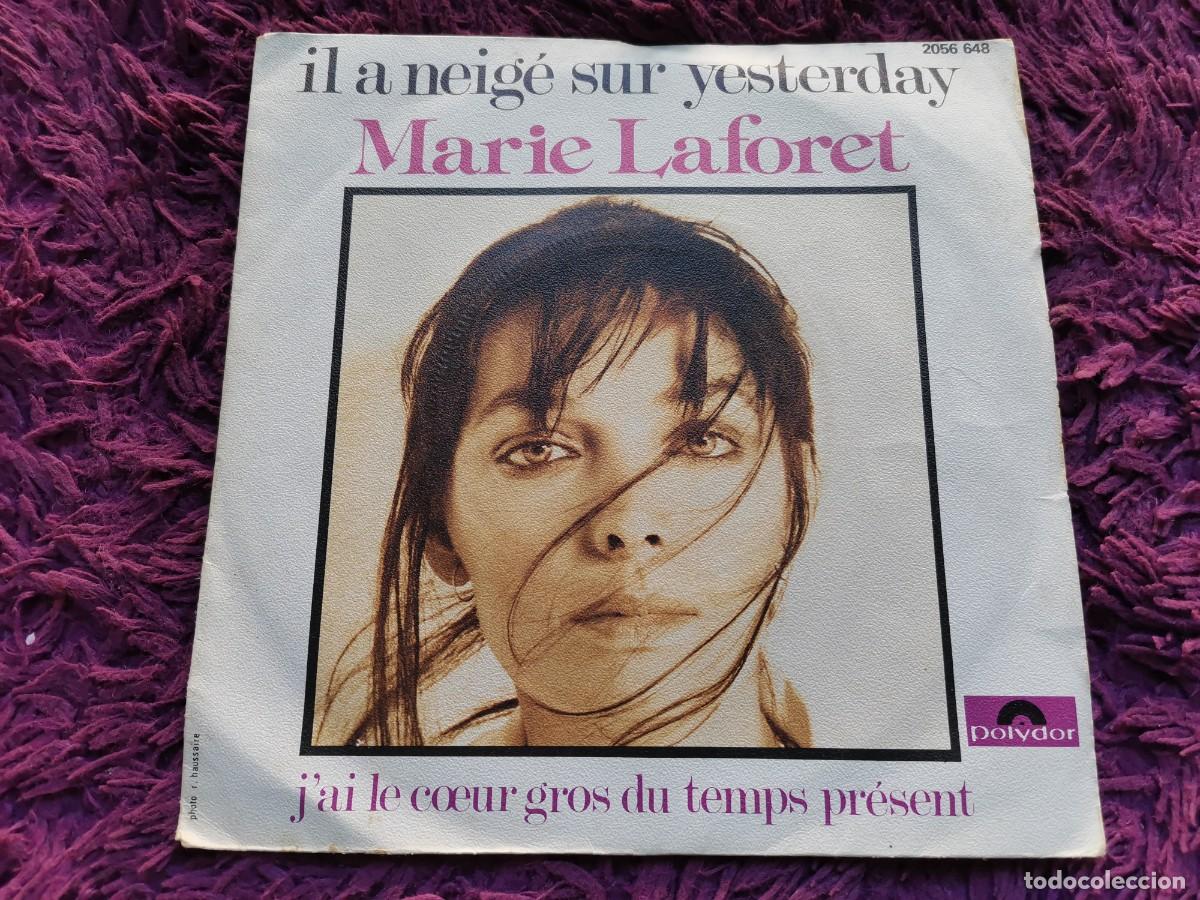 Discos de vinilo: Marie Laforet &ndash; Il A Neig&eacute; Sur Yesterday Vinilo 7&rdquo; Single 1977 France 2056 648