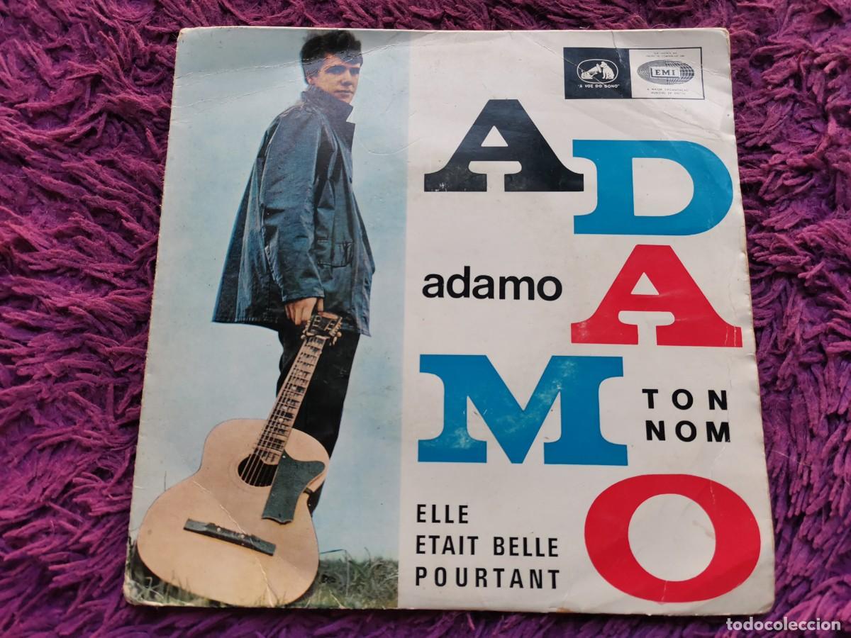 Discos de vinilo: Adamo &ndash; Ton Nom Vinilo 7&rdquo; EP Portugal 7 LEG 6042