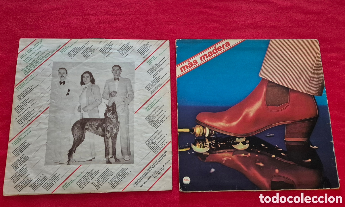 Discos de vinilo: Le&ntilde;o &ndash; Mas Madera Lp 1&deg; Edicion - Foto 2