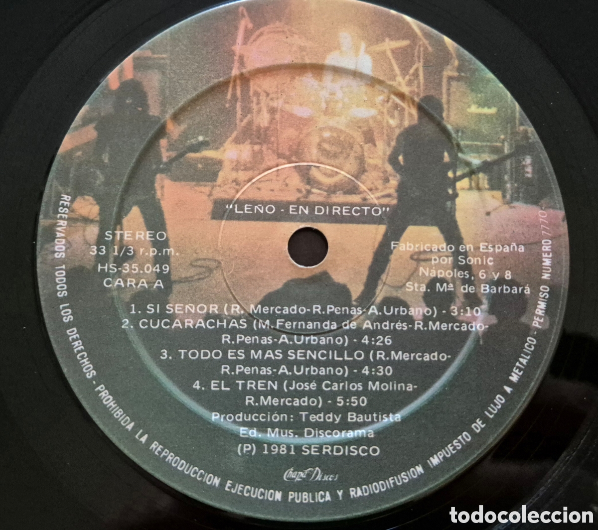 Discos de vinilo: Le&ntilde;o &ndash; En Directo Lp 1&deg; Edicion - Foto 6