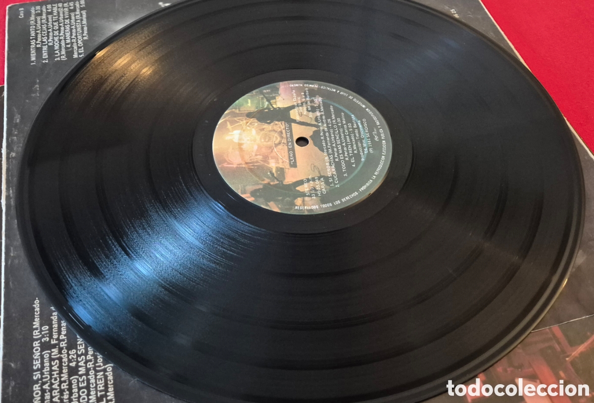 Discos de vinilo: Le&ntilde;o &ndash; En Directo Lp 1&deg; Edicion - Foto 7