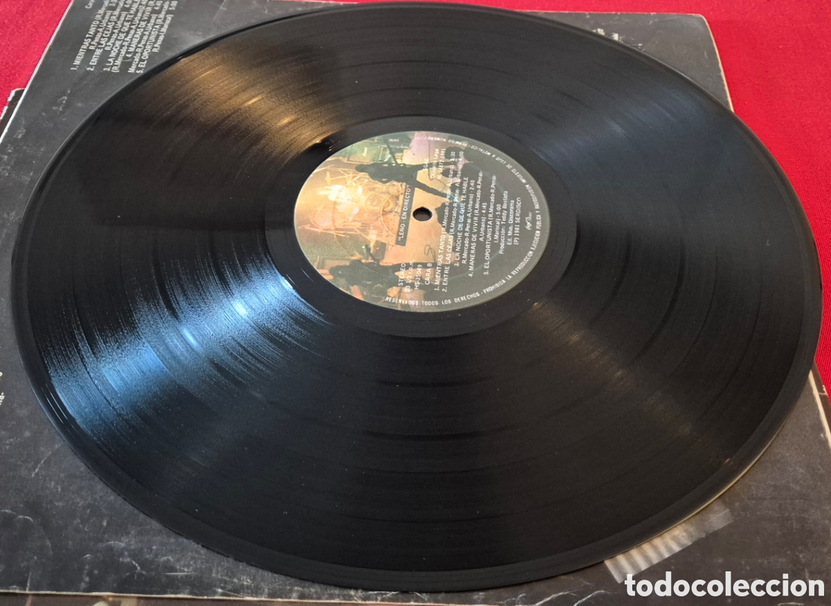 Discos de vinilo: Le&ntilde;o &ndash; En Directo Lp 1&deg; Edicion - Foto 9
