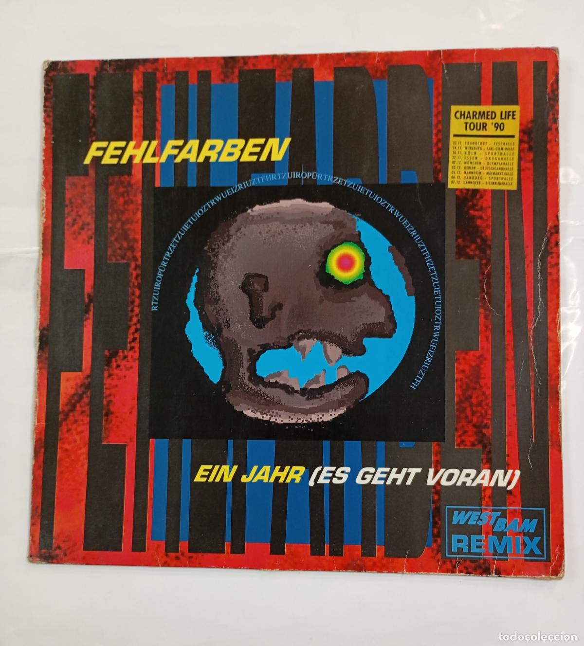 Discos de vinilo: Ein Jahr. Es Geht Voran. WestBam Remix. Fehlfarben. MAXI-SINGLE. TDKDA30