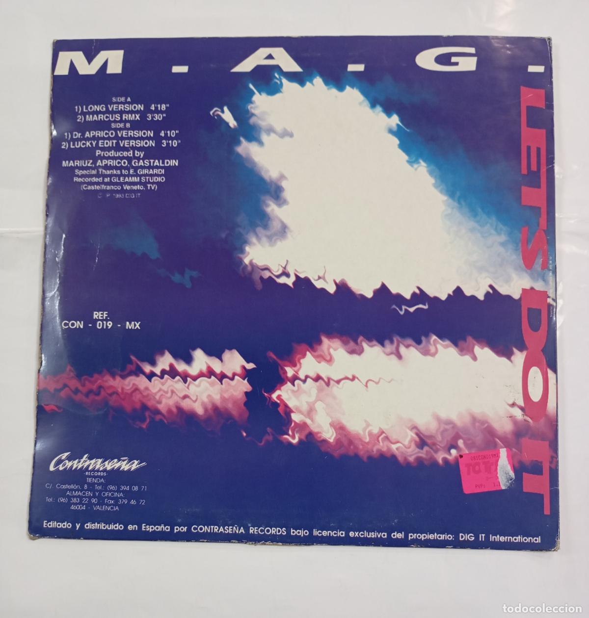 Discos de vinilo: M.A.G. LETS DO IT. MAXI-SINGLE. TDKDA30 - Foto 2