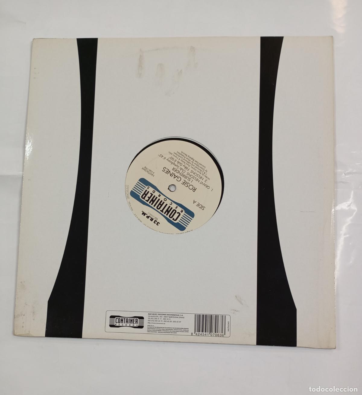 Discos de vinilo: ROSIE GAINERS. I SURRENDER. MAXI-SINGLE. TDKDA30 - Foto 2