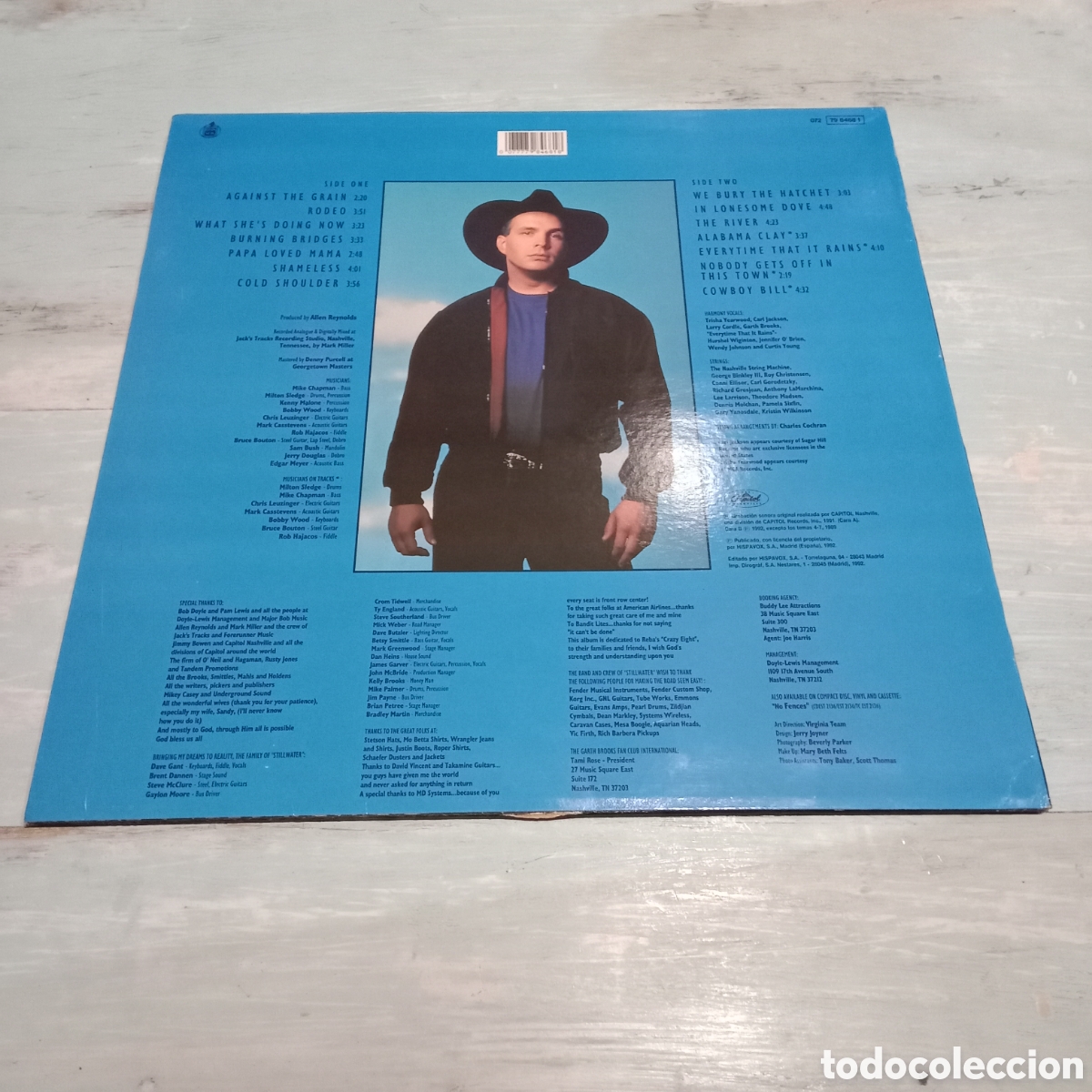 Discos de vinilo: GARTH BROOKS - ROPIN THE WIND - LP - Foto 2
