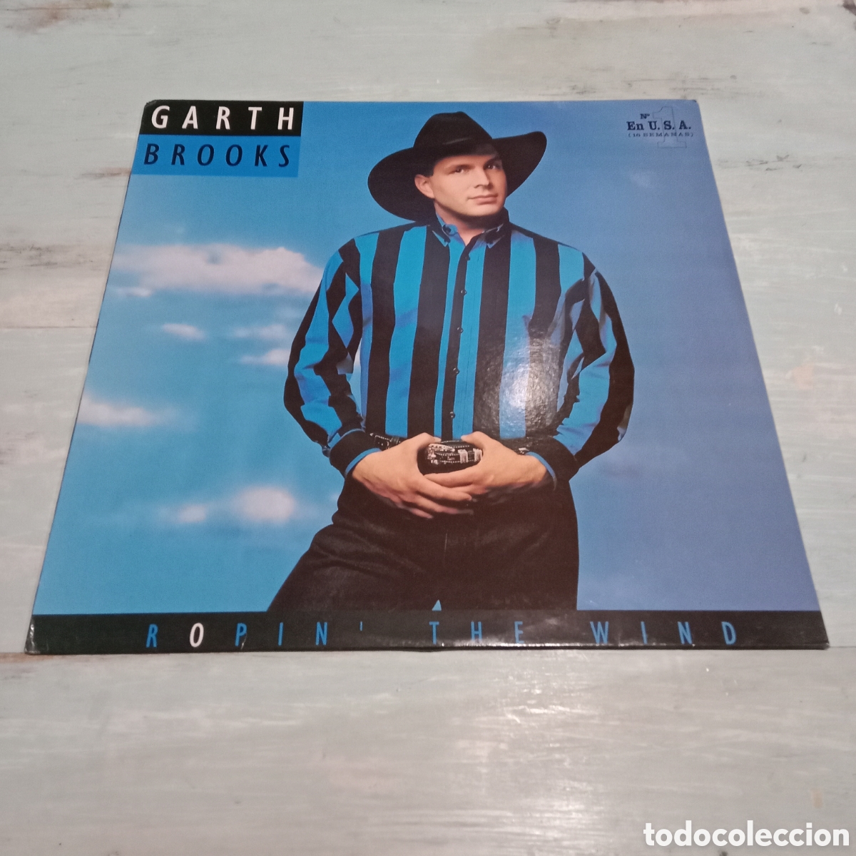 Discos de vinilo: GARTH BROOKS - ROPIN' THE WIND - LP