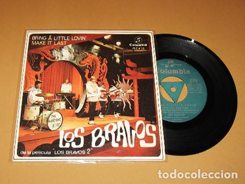 Discos de vinilo: LOS BRAVOS - BRING A LITTLE LOVIN' - SINGLE - 1967 - EN EXCELENTE ESTADO