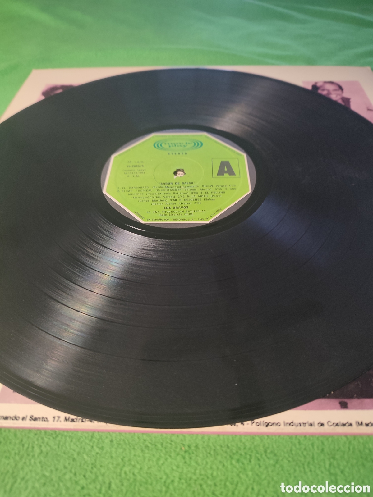 Discos de vinilo: Los Bravos de Colombia - Sabor de salsa - Foto 3
