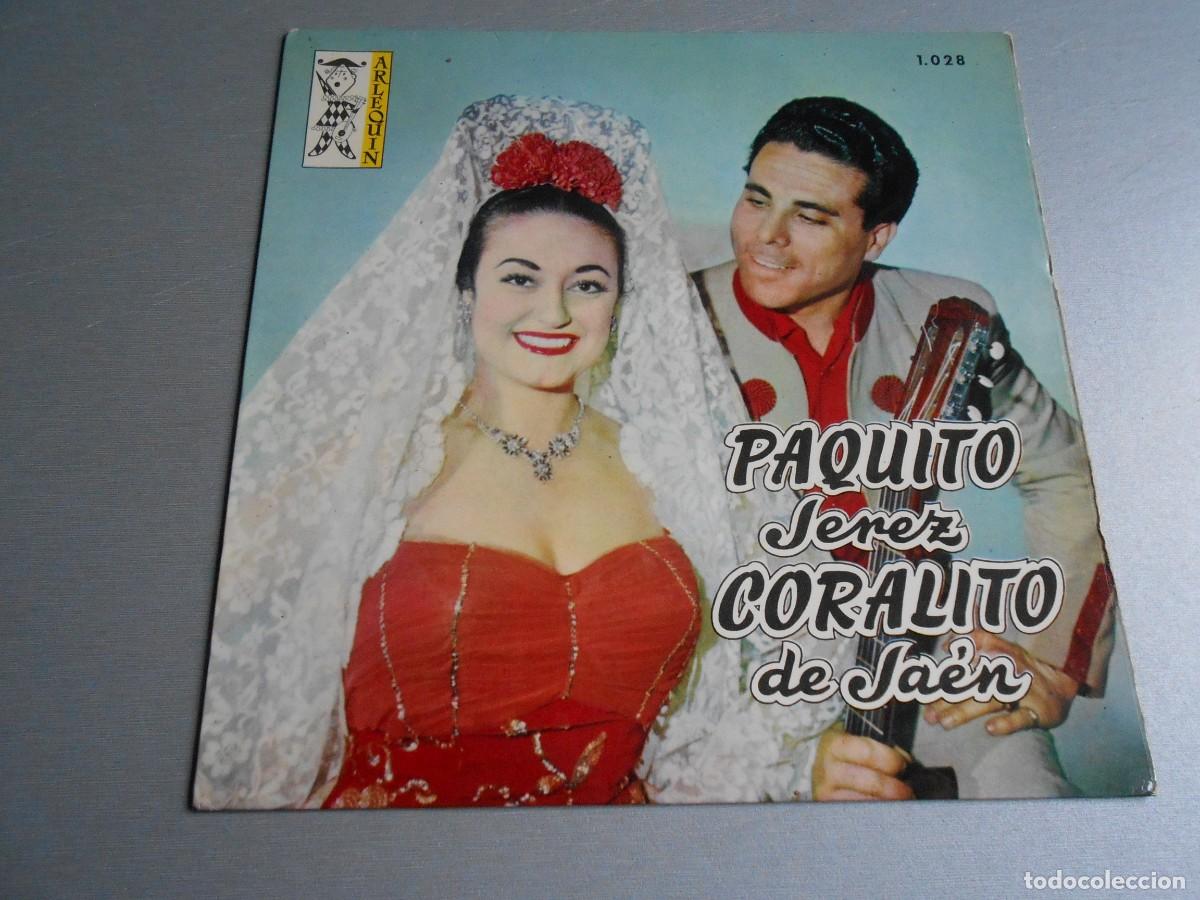 Discos de vinilo: PAQUITO JEREZ y CORALITO DE JAEN, EP, EL CARI&Ntilde;O DE LOS HIJOS + 3, A&Ntilde;O 1960, ARLEQUIN 1.028