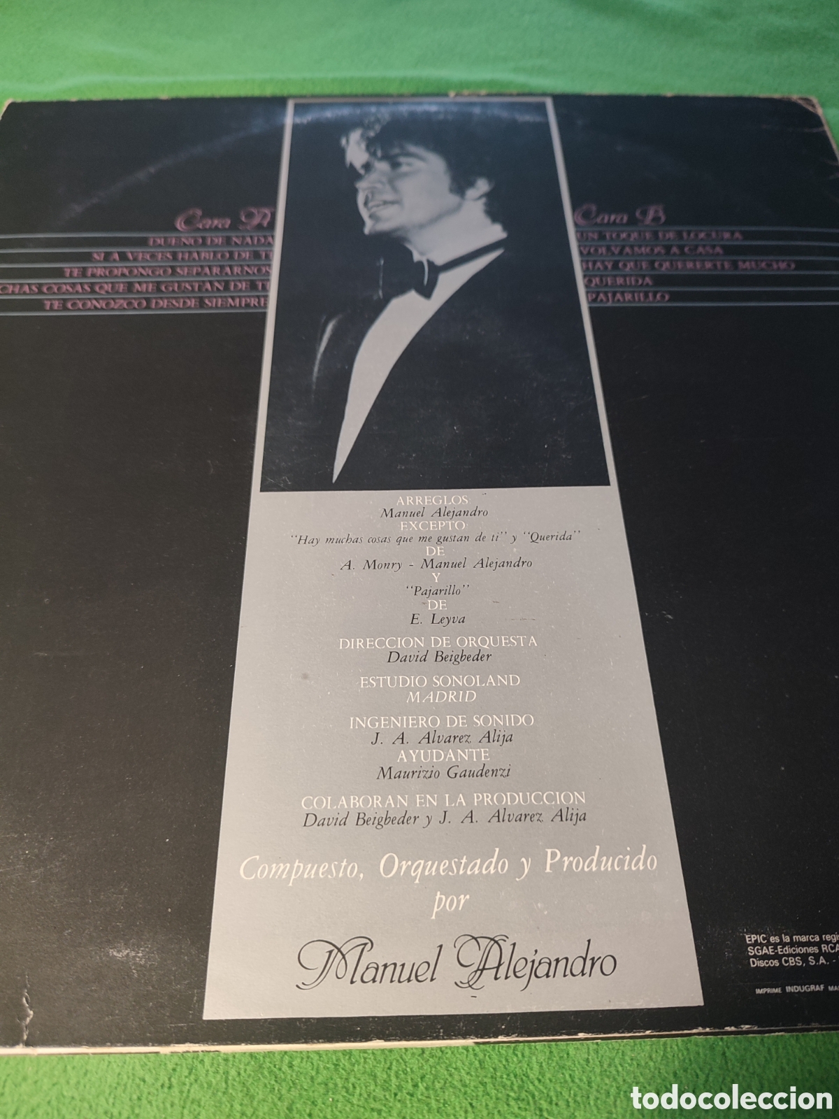 Discos de vinilo: Jos&eacute; Luis Rodr&iacute;guez - Due&ntilde;o de nada - Foto 4