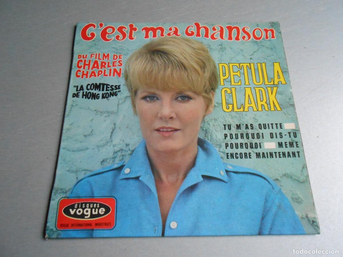 Discos de vinilo: PETULA CLARK, EP, C&acute;EST MA CHANSON + 3, A&Ntilde;O 1968, DISQUES VOGUE EPL. 8508, MADE IN FRANCE