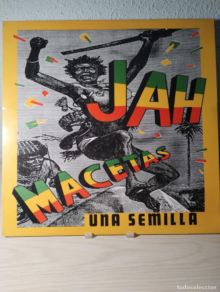 Discos de vinilo: JAH MACETAS Una Semilla (Europa Compact PEUC-002T, Espa&ntilde;a 1988)