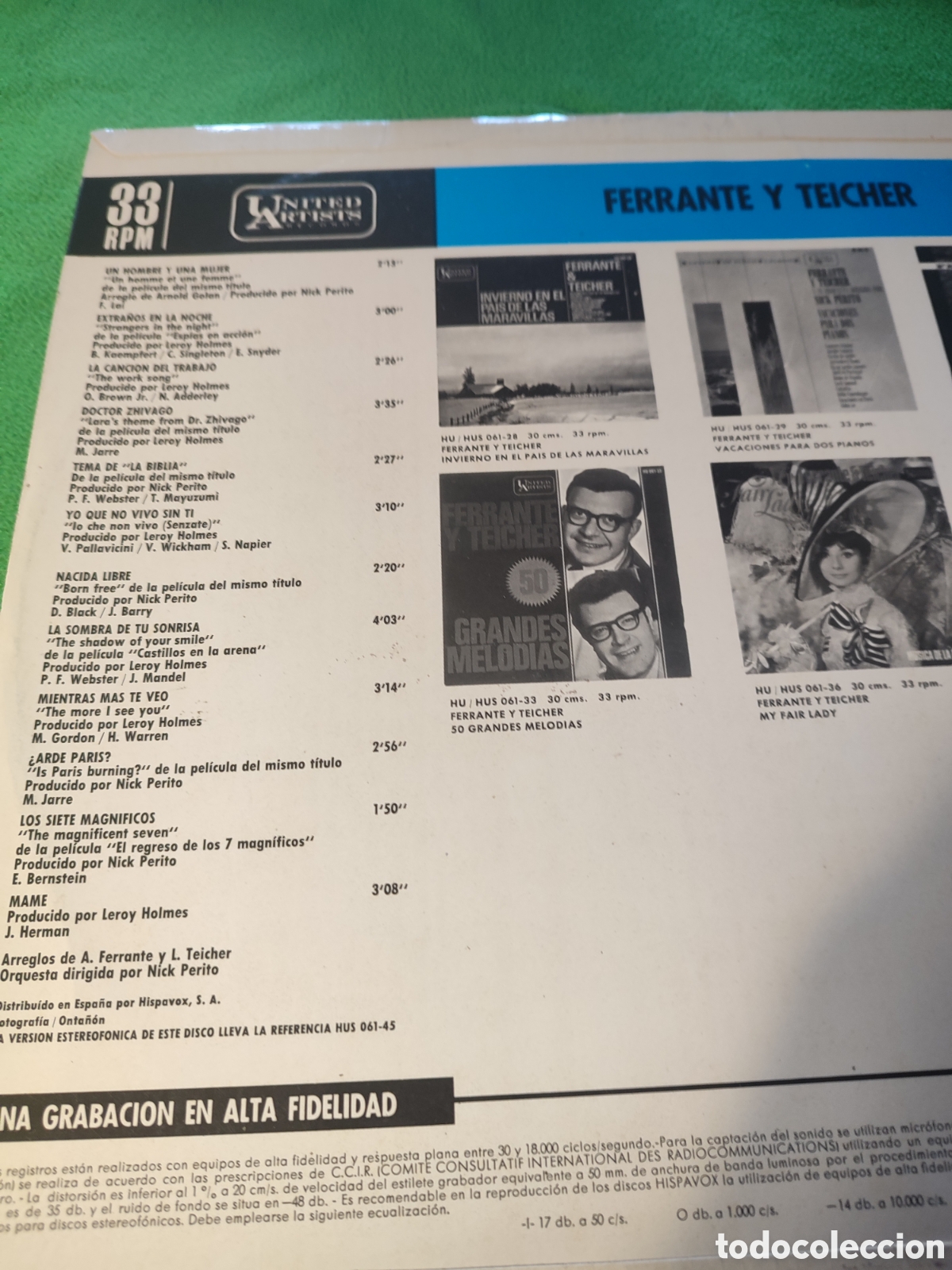 Discos de vinilo: Ferrante & Teicher - Ferrante & Teicher 1967 - Foto 2