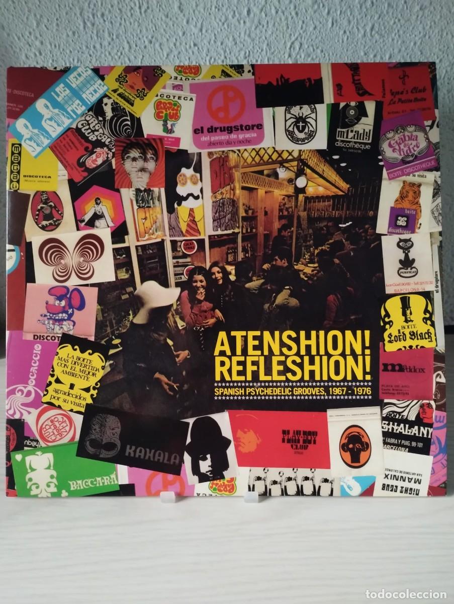 Discos de vinilo: ATENSHION! REFLESHION! (Spanish Psychedelic Grooves 1967-76) (Hundergrum Records H999, Espa&ntilde;a 2010)
