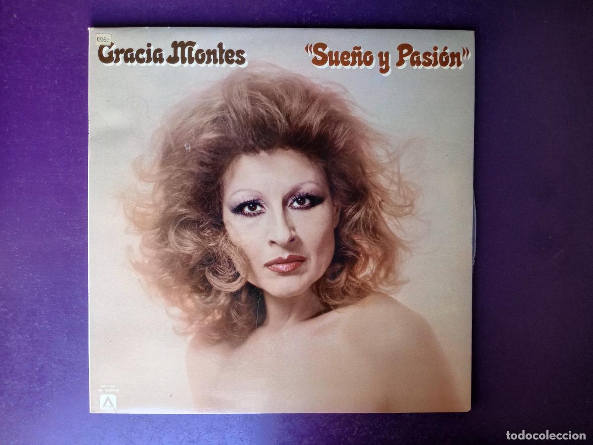 Discos de vinilo: Gracia Montes &ndash; Sue&ntilde;o Y Pasi&oacute;n - LP AMBAR 1979 - COPLA, CANCION ESPA&Ntilde;OLA